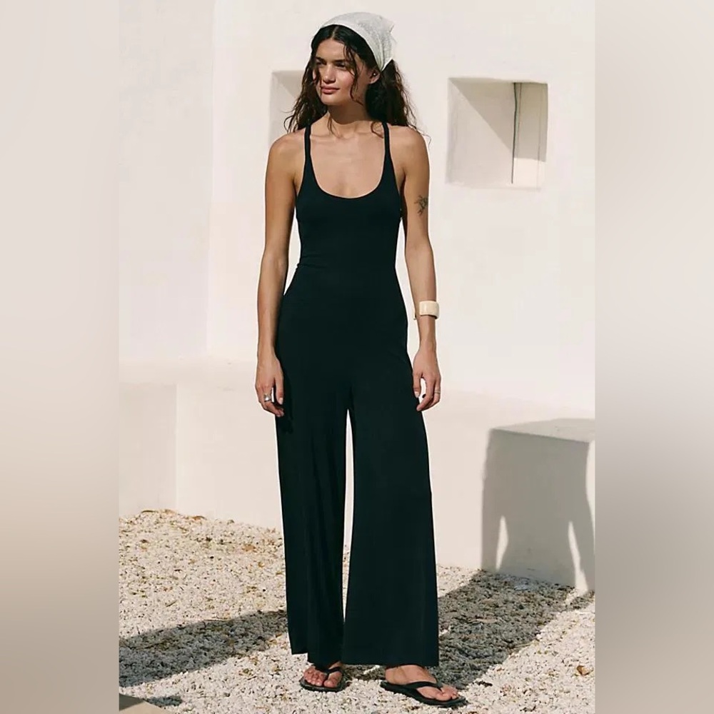 FREE PEOPLE | ✨NEW✨ Good Feels One-Piece in Black